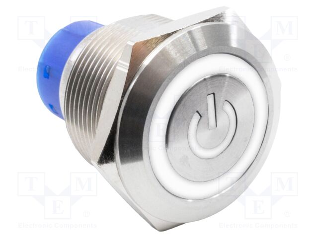 Switch: vandal resistant; DPDT; 3A/250VAC; IP67; ON-ON; white; 220V