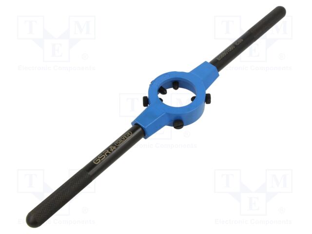 Diestock; Grip capac: M12-M14; L: 310mm; Thk: 14mm; zinc alloy