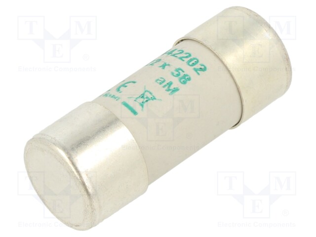 Fuse: fuse; aM; 2A; 690VAC; ceramic,cylindrical,industrial