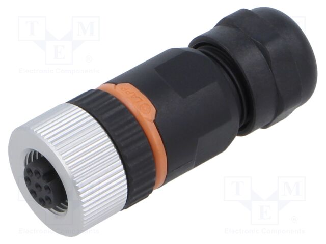 Connector: M12; plug; PIN: 8; female; A code-DeviceNet / CANopen