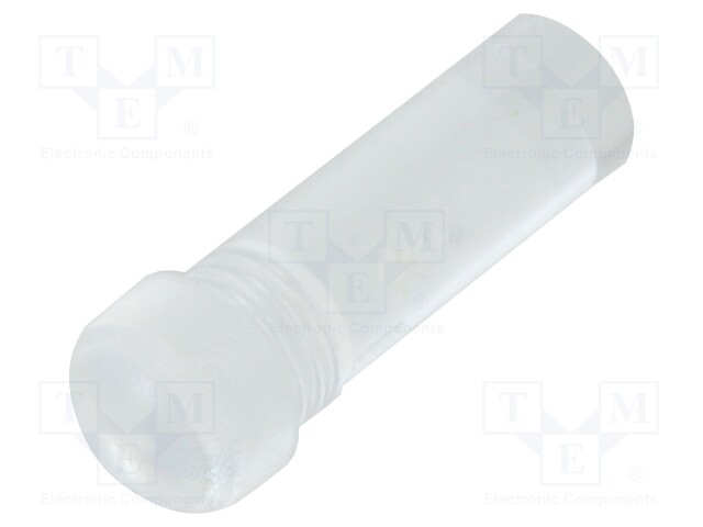 Fiber for LED; round; Ø3.2mm; Front: flat; straight; IP68