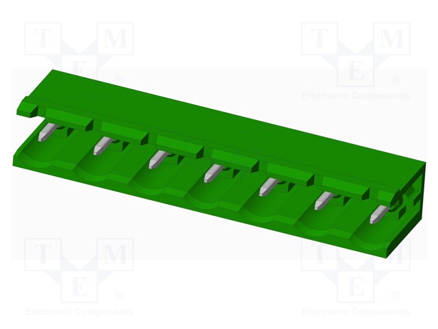 Connector: pluggable terminal block; socket; male; angled 90°