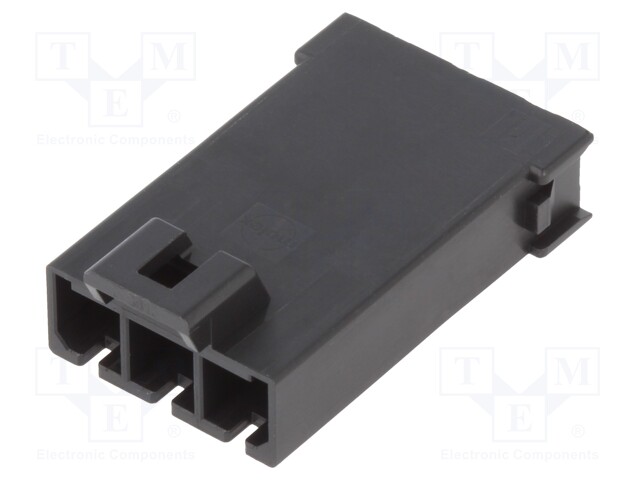 Plug; wire-wire; male; Mega-Fit; 5.7mm; PIN: 3; Layout: 1x3
