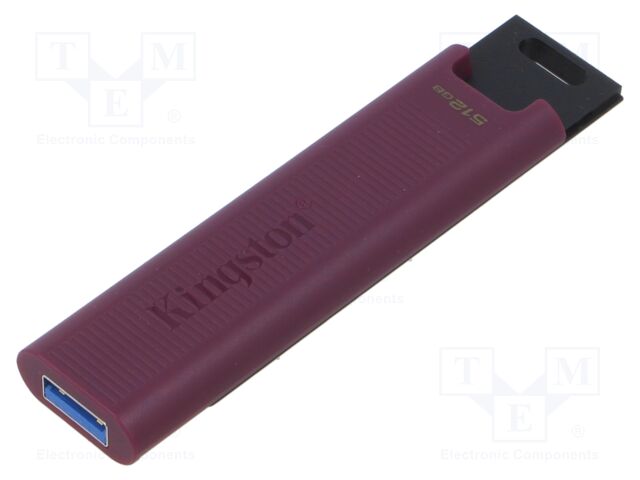 Pendrive; USB 3.2 Gen 2; 512GB; R: 1000MB/s; W: 900MB/s; claret