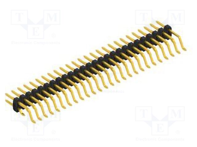 Connector: pin strips; pin header; male; PIN: 52; 2mm; SMT; 2x26