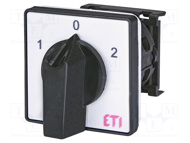 Switch: cam switch; Stabl.pos: 3; 16A; 1-0-2; Poles: 1; Pos: 3; IP20