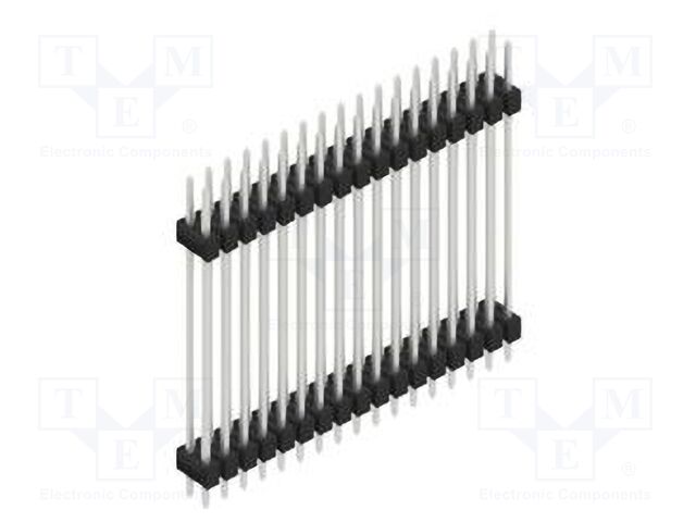 Connector: pin strips; pin header; male; PIN: 34; 2.54mm; THT; 2x17