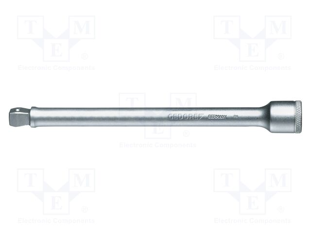 Extension; socket spanner; square; 3/8"; Chrom-vanadium steel