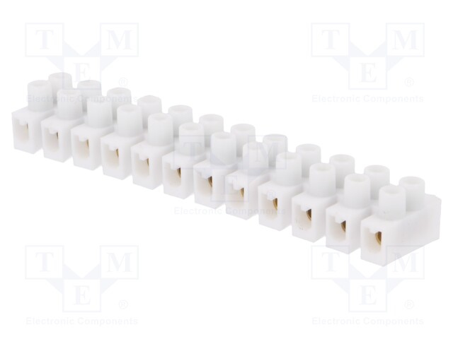 Terminal block; screw terminal; ways: 12; 2.5mm2; terminals: 24