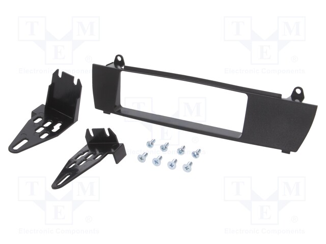 Radio mounting frame; BMW; 1 DIN; black