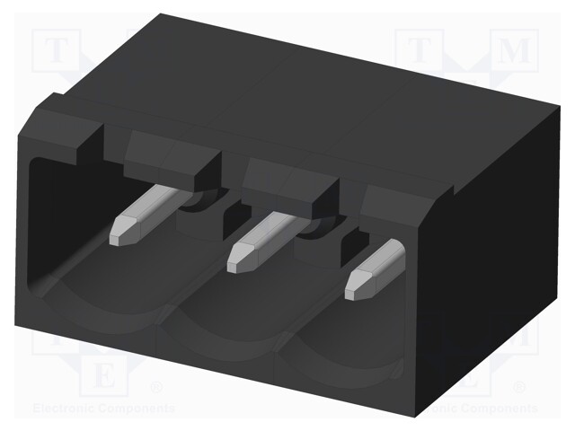 Connector: pluggable terminal block; socket; male; on PCBs
