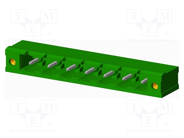 Connector: pluggable terminal block; socket; male; angled 90°