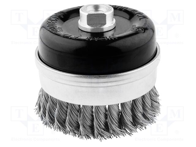 Tool accessories: cup brush; steel; 65mm; Thread: M14