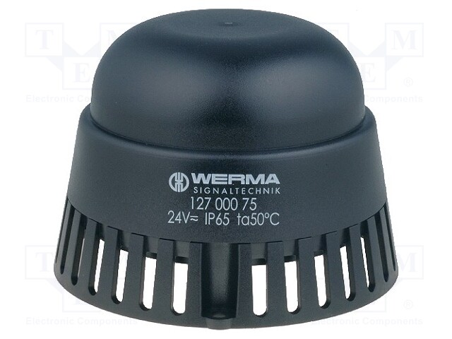 Signaller: sound; buzzer; 24VAC; 24VDC; 92dB; Series: 127; IP65; 15mA