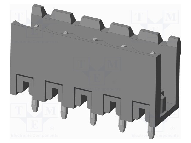 Connector: pluggable terminal block; socket; male; on PCBs