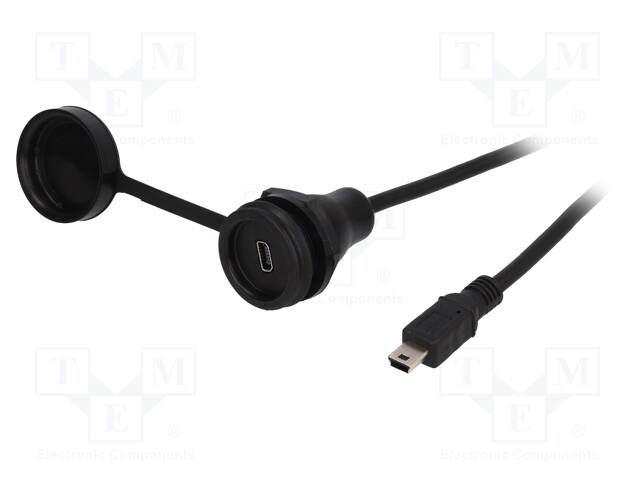 Adapter cable; USB B mini socket,USB B mini plug; 1310; USB 2.0