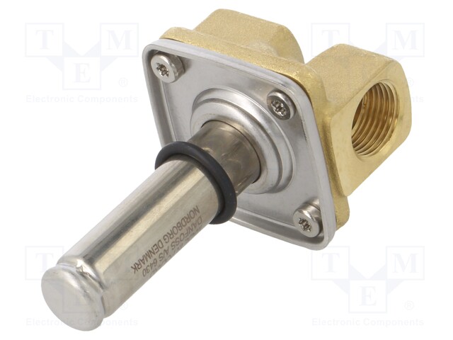 Electromagnetic valve; G 3/8"; brass; EPDM; EV220B; Valve: 2/2 NC