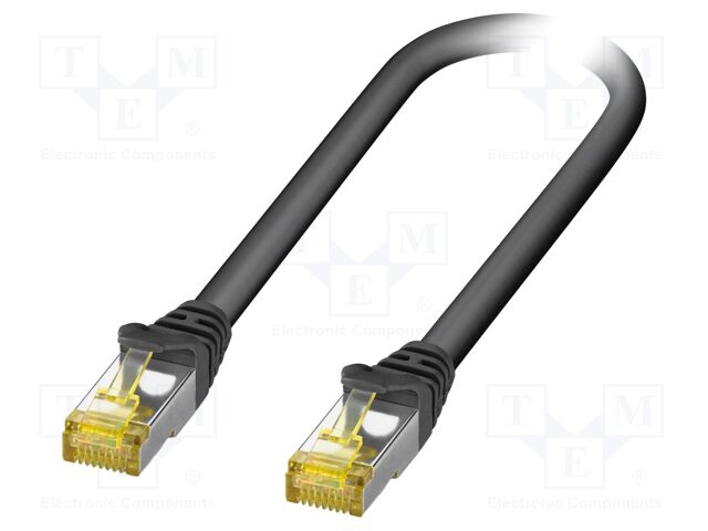 Patch cord; S/FTP; Cat 6a; RJ45 plug,both sides; stranded; Cu