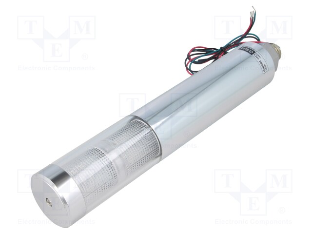 Signaller: signalling column; continuous light; Usup: 24VDC; LED