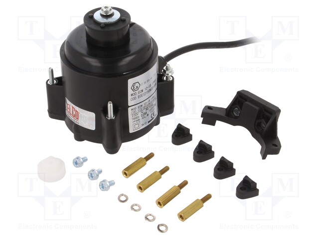 Motor: EC; 1500rpm; 12W; 230VAC; 90mA; Bearing: ball bearing; IP66