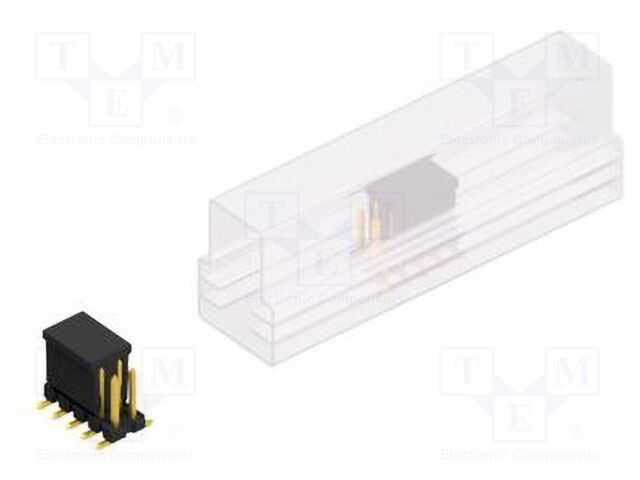 Connector: pin strips; pin header; male; PIN: 10; 2.54mm; SMT; 2x5