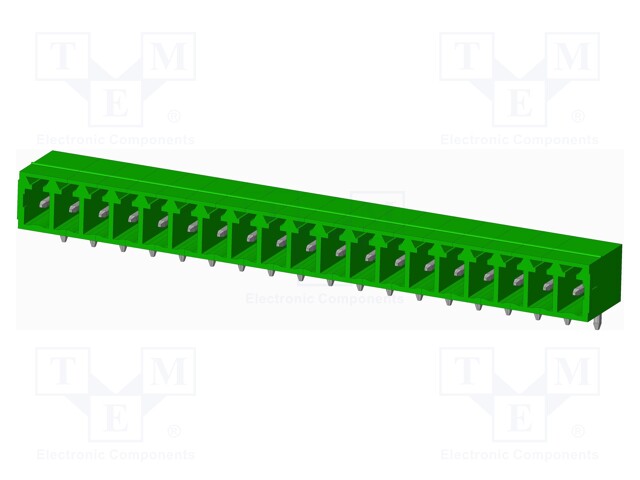 Connector: pluggable terminal block; socket; male; angled 90°