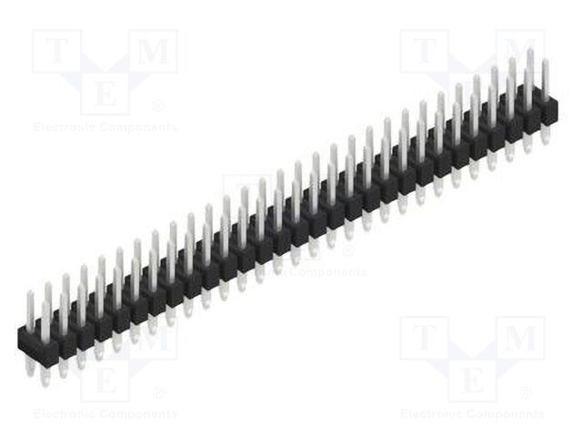 Connector: pin strips; pin header; male; PIN: 58; 2.54mm; THT; 2x29