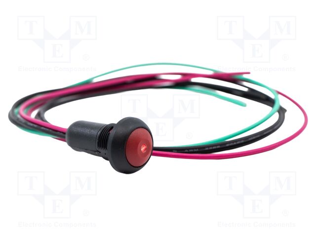 Switch: push-button; Pos: 2; SPST-NO; 0.1A/50VDC; 0.125A/125VAC