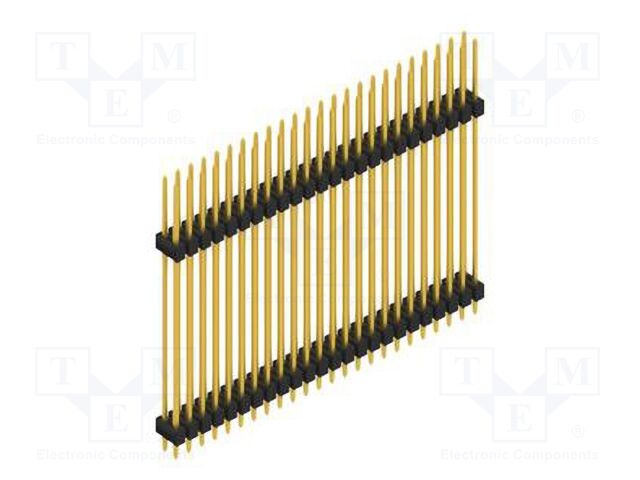 Connector: pin strips; pin header; male; PIN: 48; 2.54mm; THT; 2x24