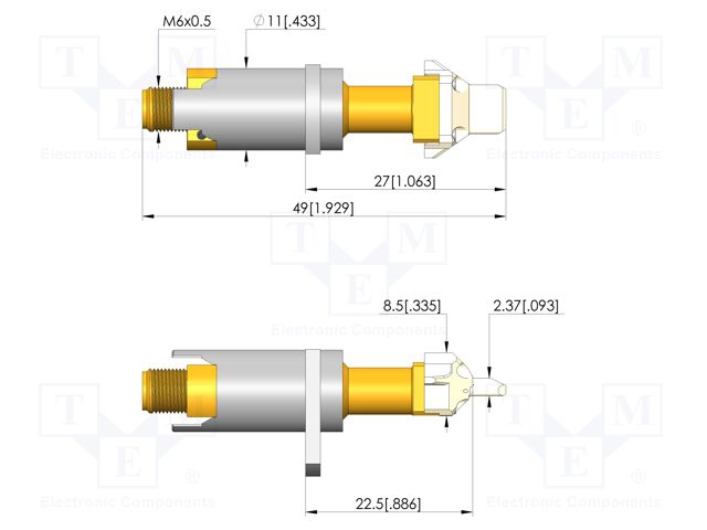 Test needle; HFS-821