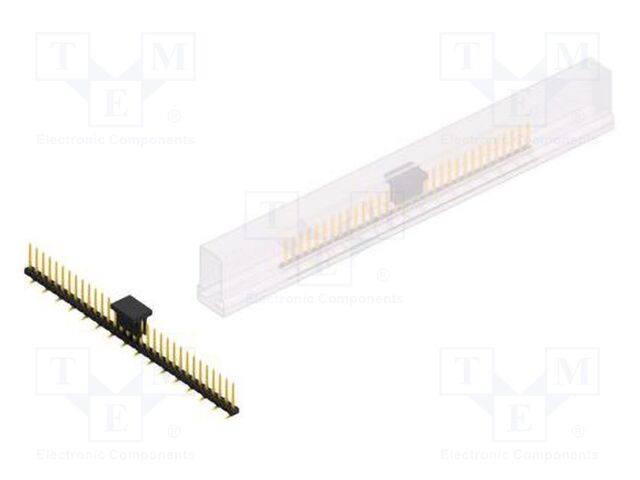 Connector: pin strips; pin header; male; PIN: 32; 2mm; SMT; 1x32
