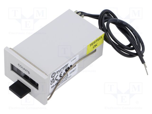 Counter: electromechanical; mechanical indicator; pulses; 9999