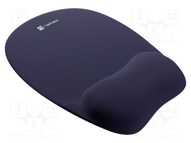 Mouse pad; dark blue; Features: gel; 235x195x22mm
