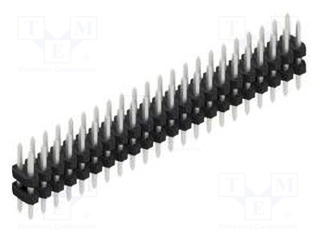 Connector: pin strips; pin header; male; PIN: 44; 2mm; THT; 2x22