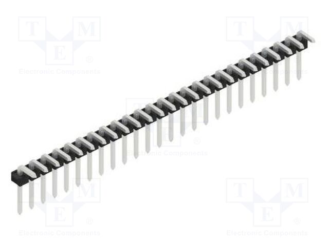 Connector: pin strips; pin header; male; PIN: 25; 2.54mm; THT; 1x25