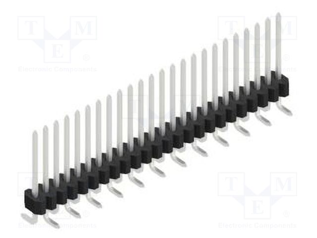 Connector: pin strips; pin header; male; PIN: 24; 1.27mm; SMT; 1x24