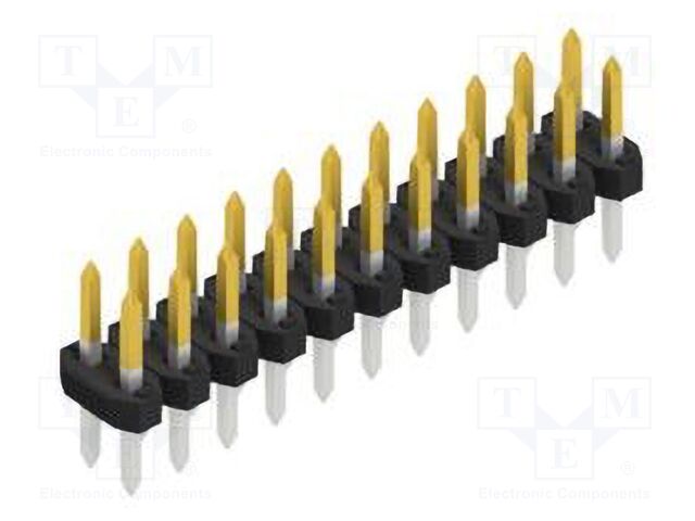 Connector: pin strips; pin header; male; PIN: 22; 2mm; THT; 2x11