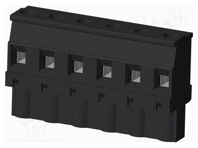 Connector: pluggable terminal block; plug; female; angled 90°