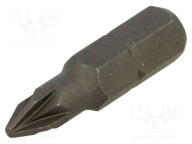 Screwdriver bit; Pozidriv®; PZ1; Overall len: 25mm