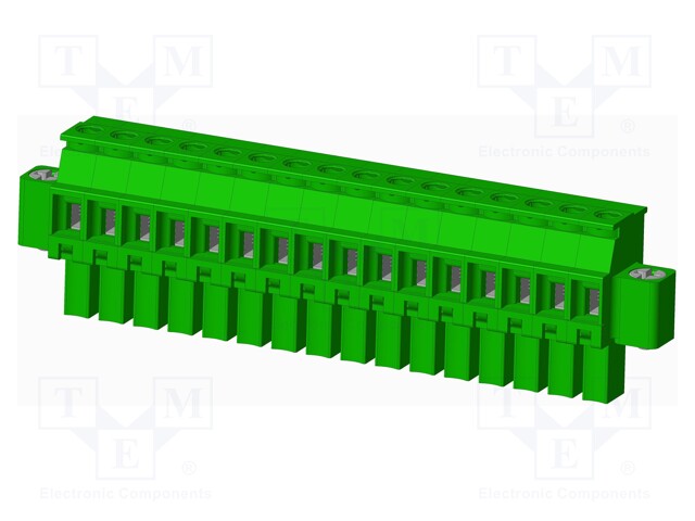 Connector: pluggable terminal block; plug; female; angled 90°