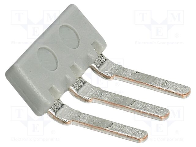 Insertion bridge for plugs featuring a screw connection with