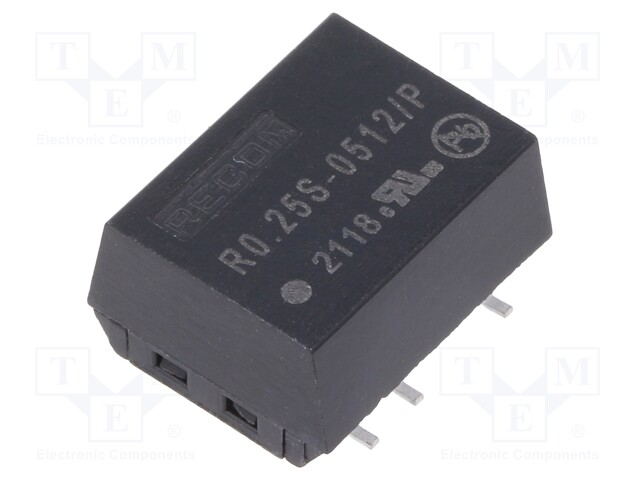 Converter: DC/DC; 0.25W; Uin: 4.5÷5.5V; Uout: 12VDC; Iout: 21mA; SMD