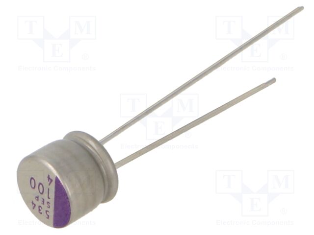Capacitor: polymer; 100uF; 4VDC; ESR: 40mΩ; SEP; SMD; ±20%; -55÷105°C