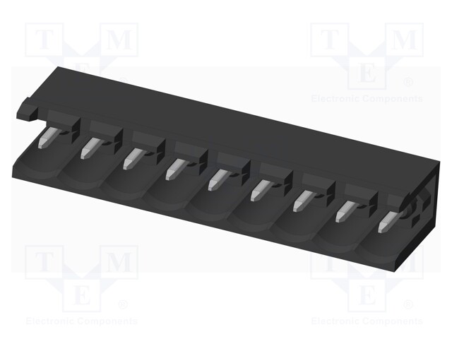Connector: pluggable terminal block; socket; male; on PCBs