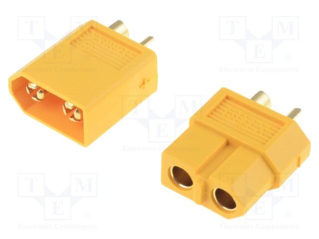 Robot.access: power connector; Colour: yellow; PIN: 2; 65A