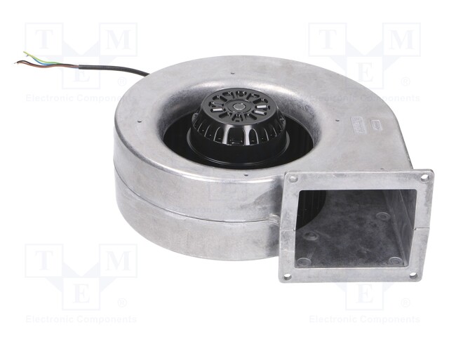 Fan: AC; blower; 230VAC; 261x125x283mm; 400m3/h; ball bearing; IP44