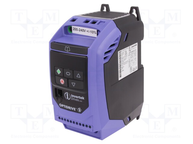 Vector inverter; Max motor power: 0.75kW; Usup: 200÷240VAC; IN: 4