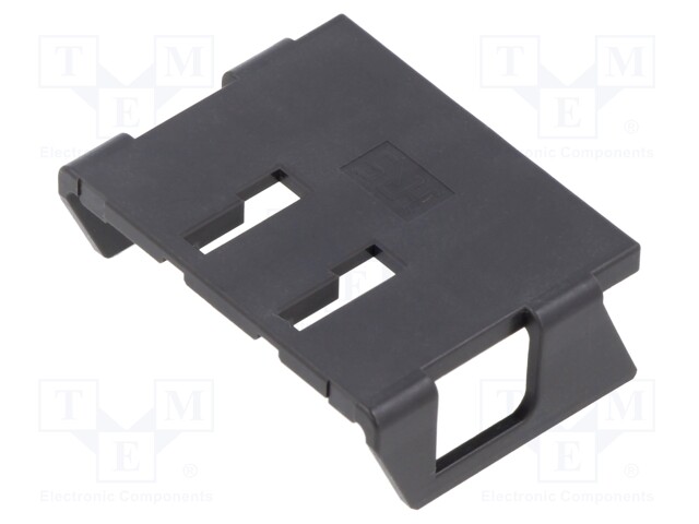 Connector: wire-wire/PCB; DF60; angled; female; for cable; plug