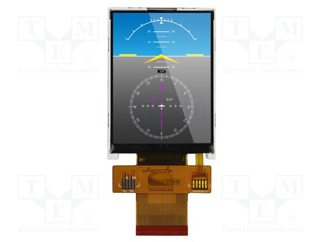 Display: TFT; 240x320; Illumin: LED; Window dimensions: 37.7x50mm