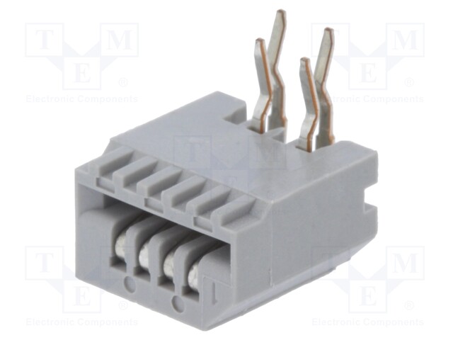 Connector: FFC (FPC); angled 90°; PIN: 4; NON-ZIF,top contacts